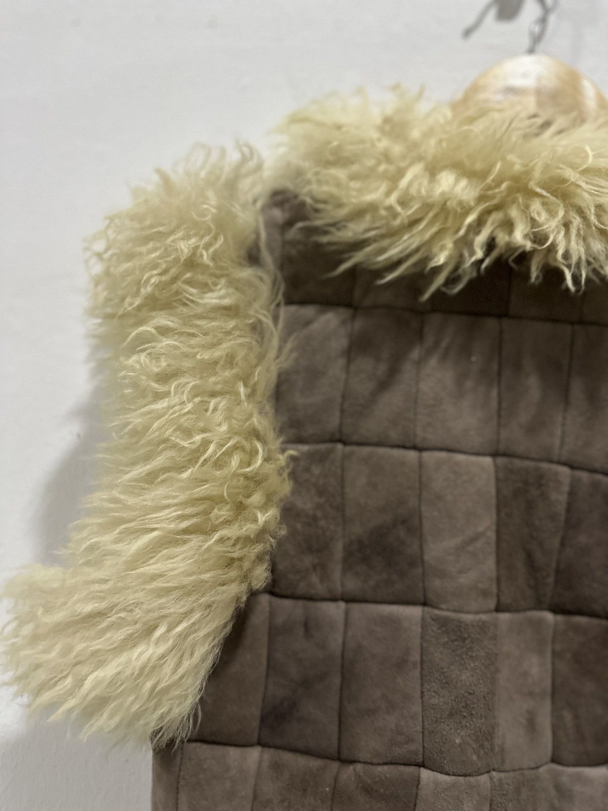 Japanese Brand Unbranded suede leather fur vest jacket size S/M Size S / US 4 / IT 40 - 12 Thumbnail