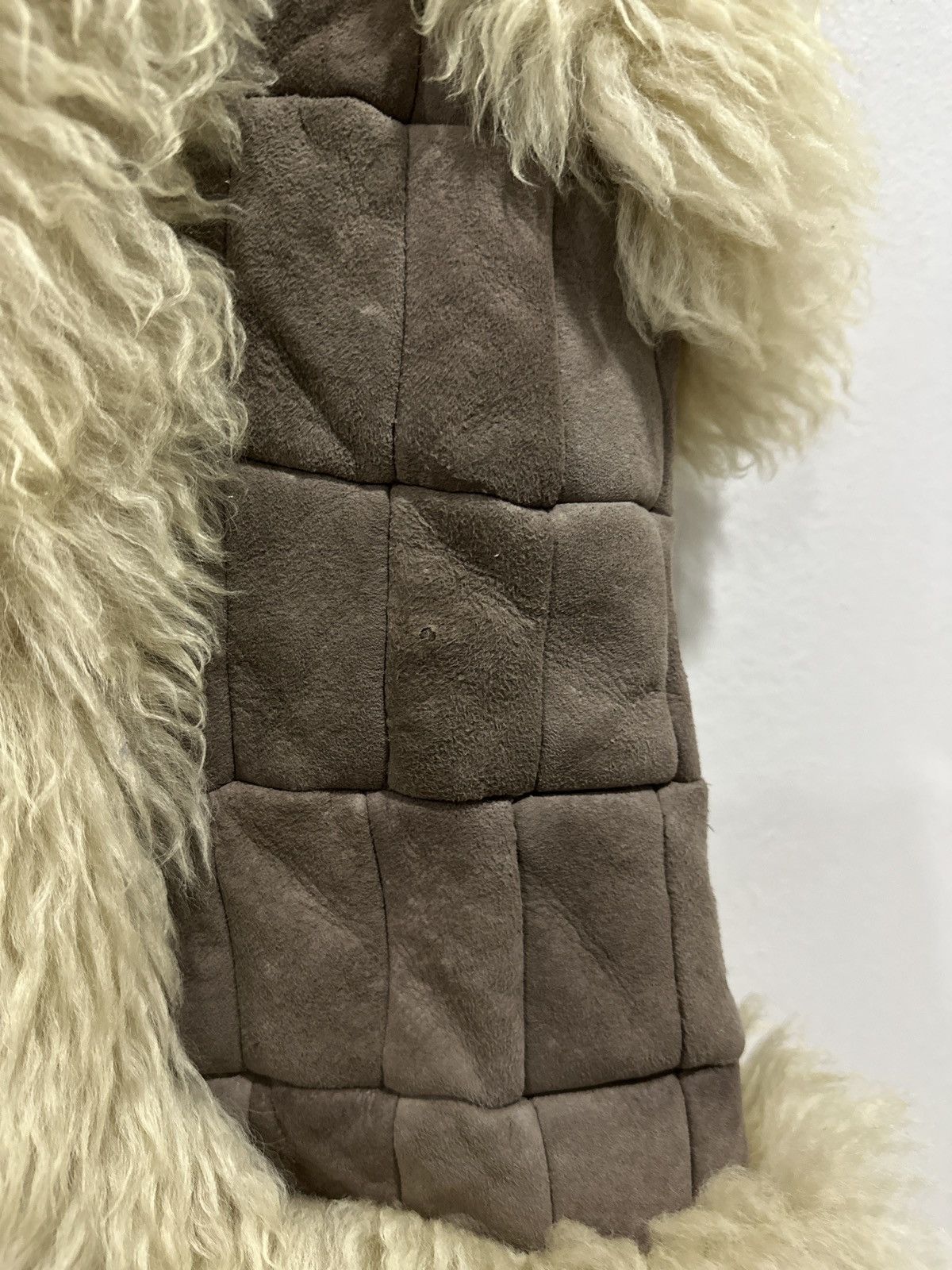 Japanese Brand Unbranded suede leather fur vest jacket size S/M Size S / US 4 / IT 40 - 8 Thumbnail