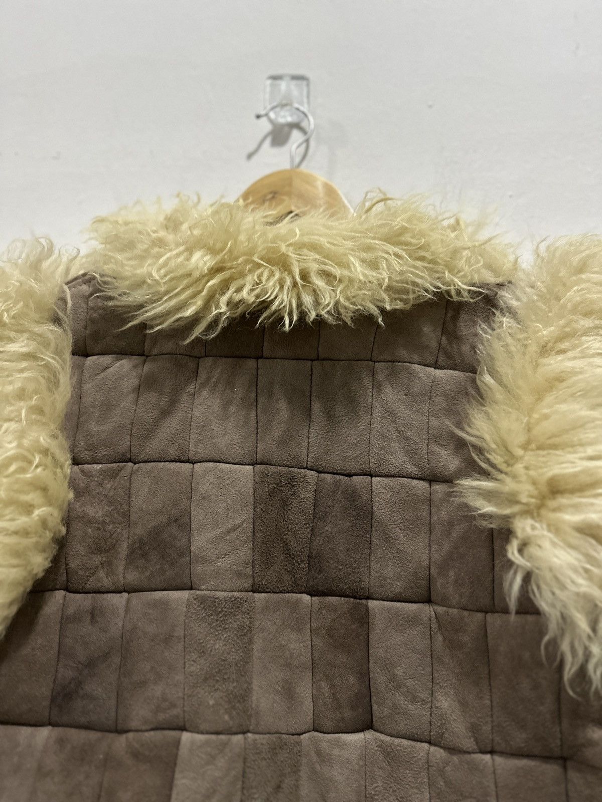 Japanese Brand Unbranded suede leather fur vest jacket size S/M Size S / US 4 / IT 40 - 13 Thumbnail