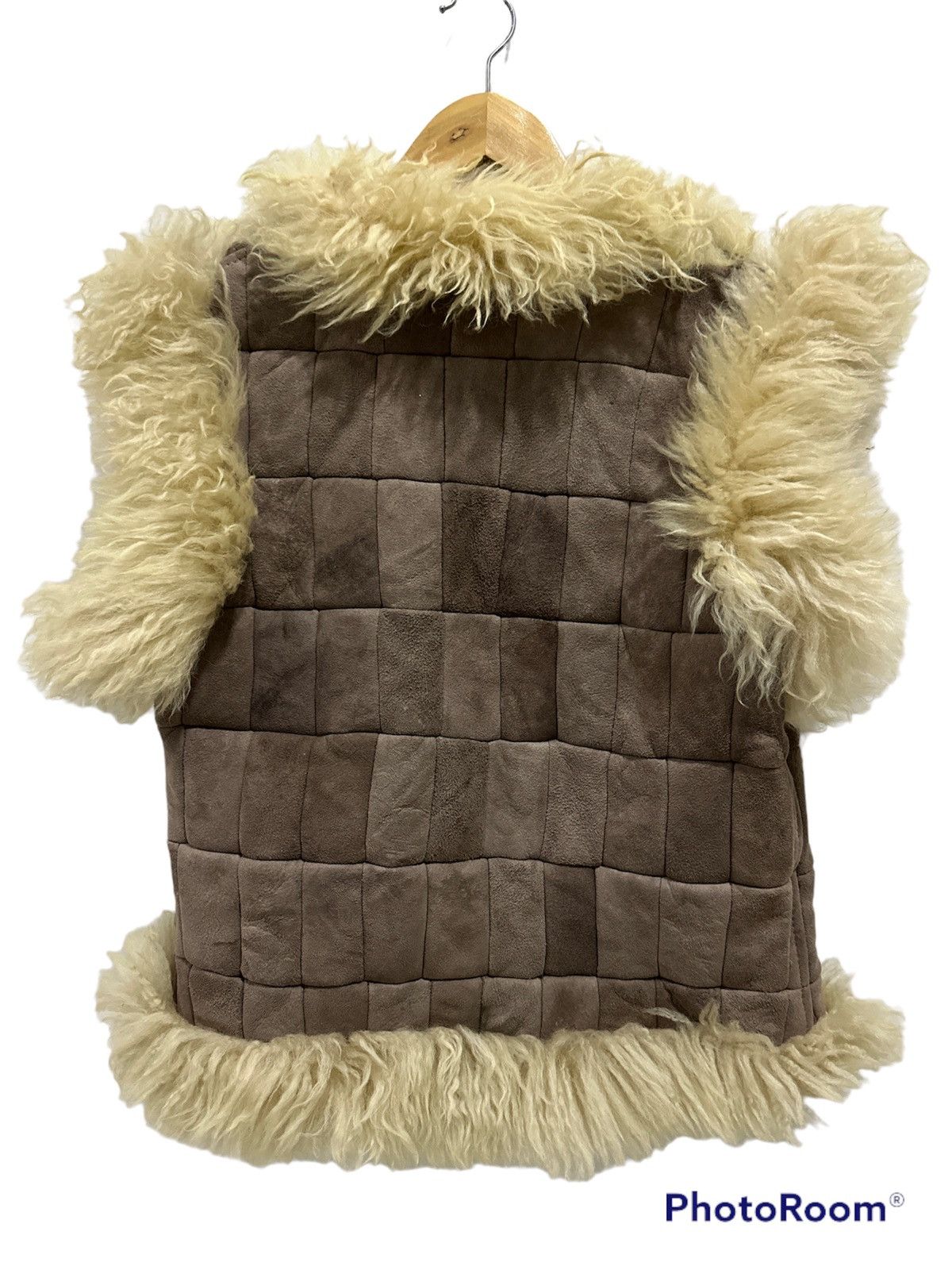 Japanese Brand Unbranded suede leather fur vest jacket size S/M Size S / US 4 / IT 40 - 2 Thumbnail