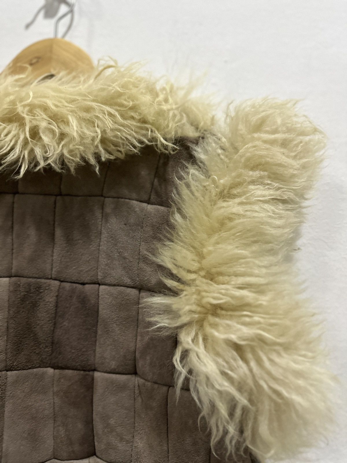 Japanese Brand Unbranded suede leather fur vest jacket size S/M Size S / US 4 / IT 40 - 11 Thumbnail
