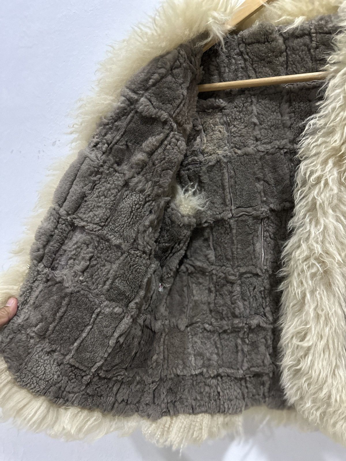 Japanese Brand Unbranded suede leather fur vest jacket size S/M Size S / US 4 / IT 40 - 9 Thumbnail