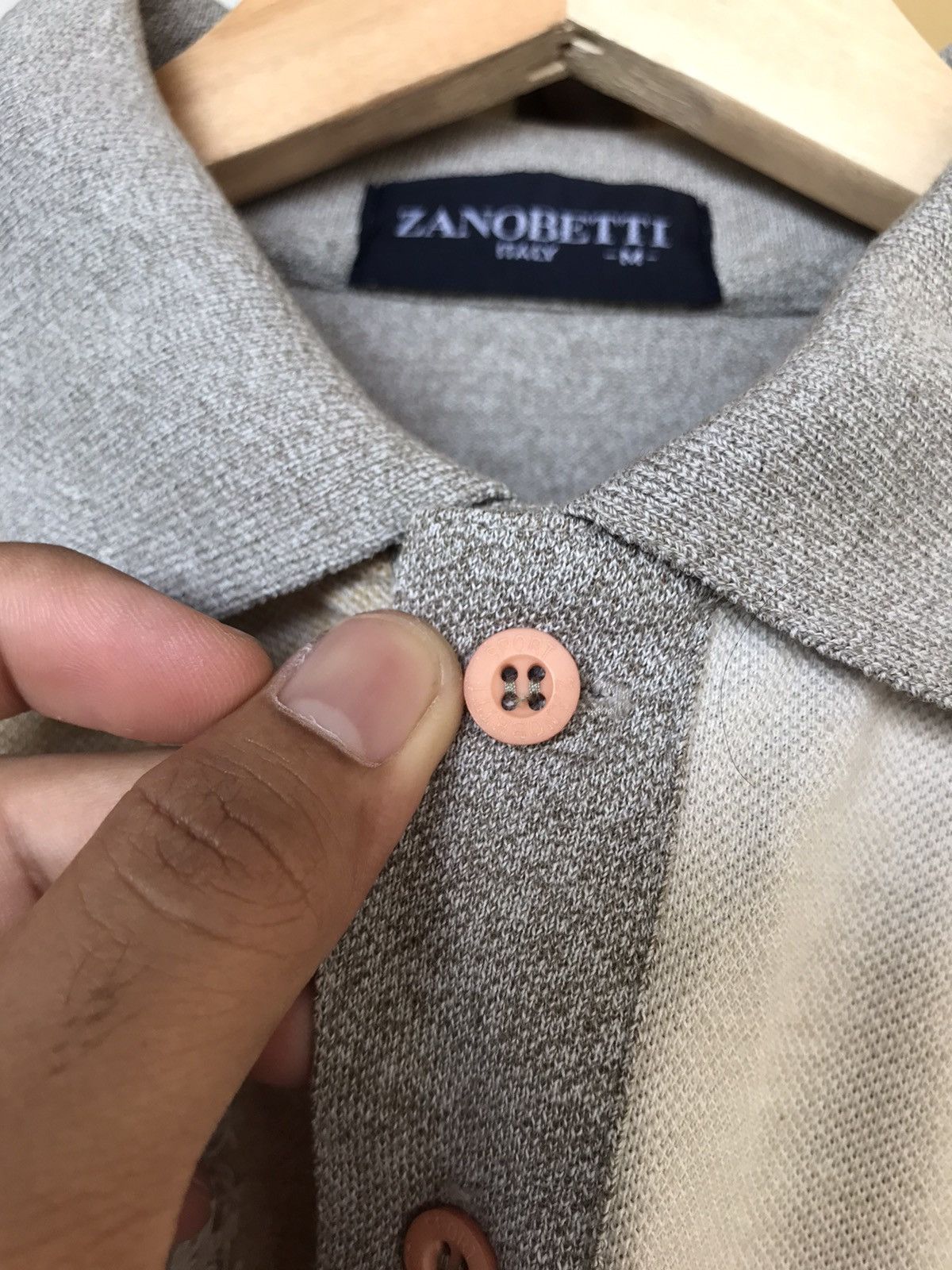 Japanese Brand Nice Zanobetti Italy Patchwork Navajo Long Sleeve Polo Shirt Size US M / EU 48-50 / 2 - 4 Thumbnail