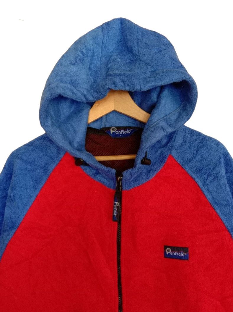 Penfield Penfield Blue And Red Color Fleece Hoodie Jacket Size US L / EU 52-54 / 3 - 6 Thumbnail
