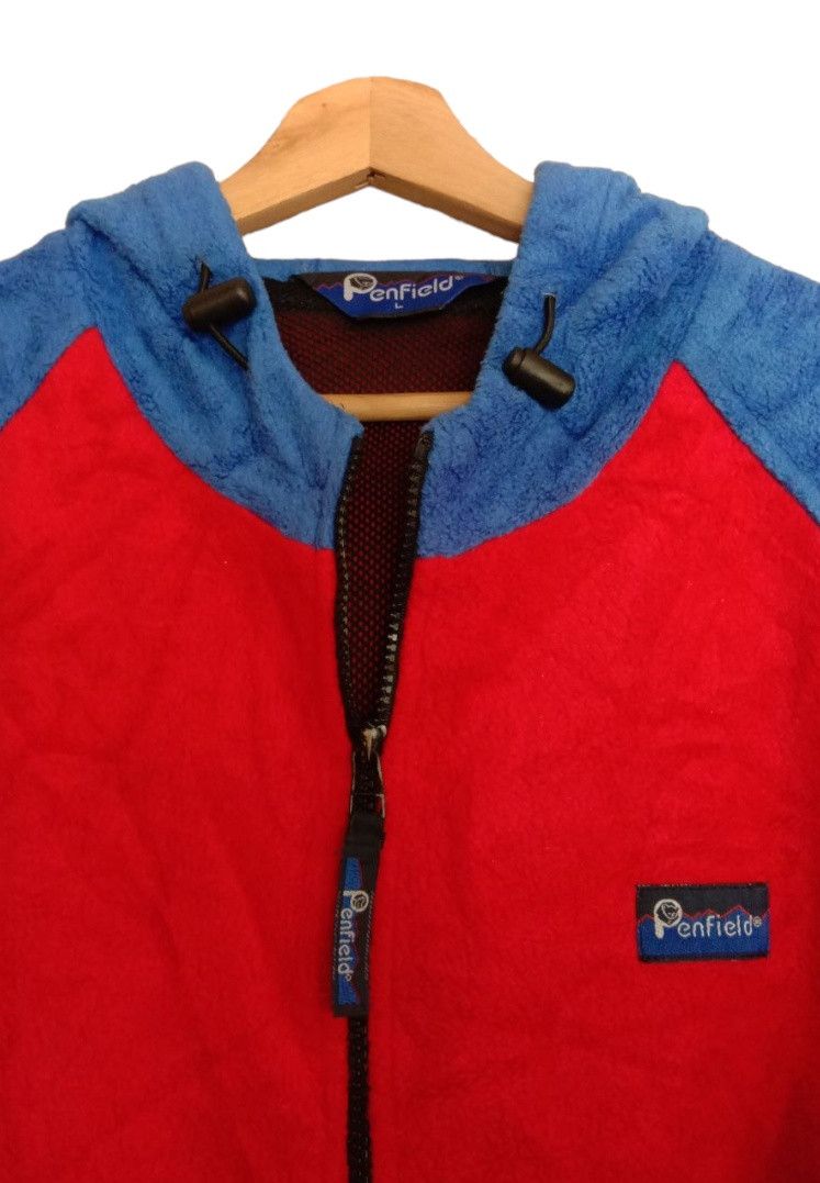Penfield Penfield Blue And Red Color Fleece Hoodie Jacket Size US L / EU 52-54 / 3 - 10 Thumbnail