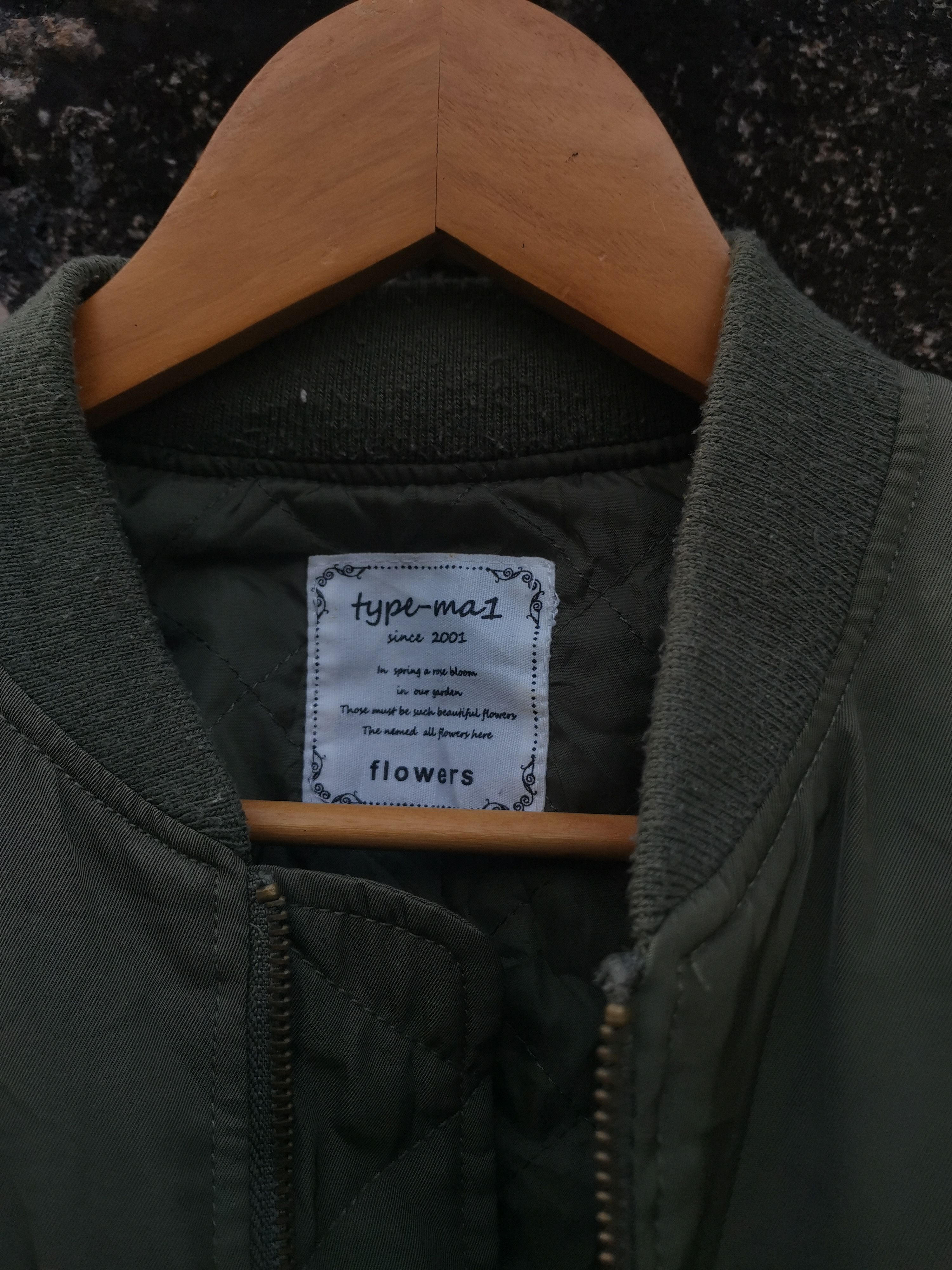 Japanese Brand Vintage Japanese Brand Flowers Ma-1 Flight Bomber Jacket Size US L / EU 52-54 / 3 - 6 Thumbnail