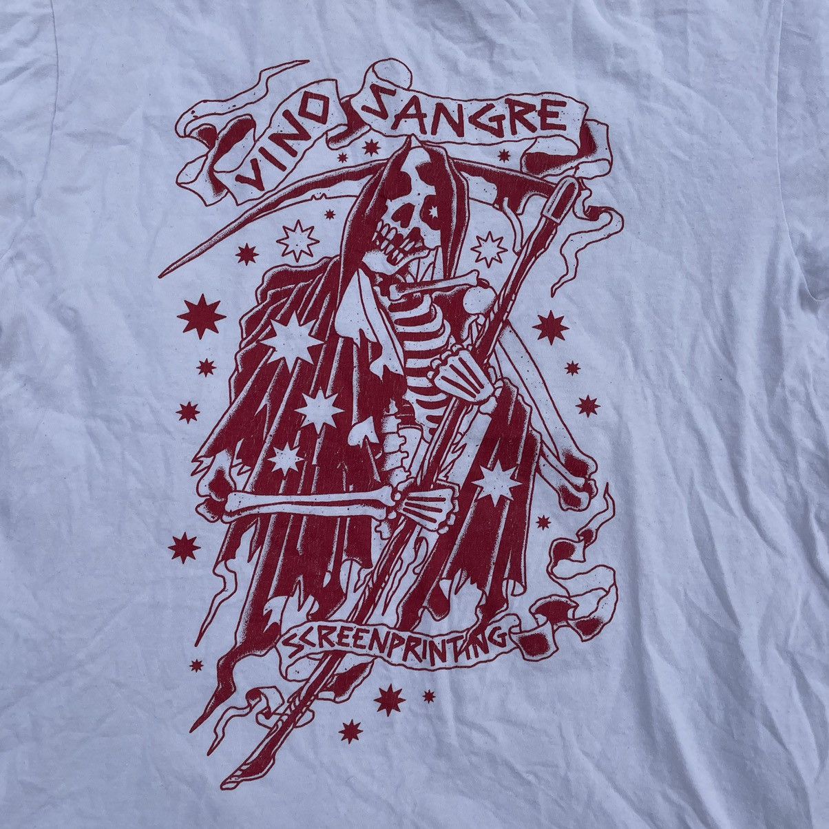 Band Tees Vintage Blood Skulls Vamp Devil Dead Face Horror Print Tee Size US M / EU 48-50 / 2 - 4 Thumbnail