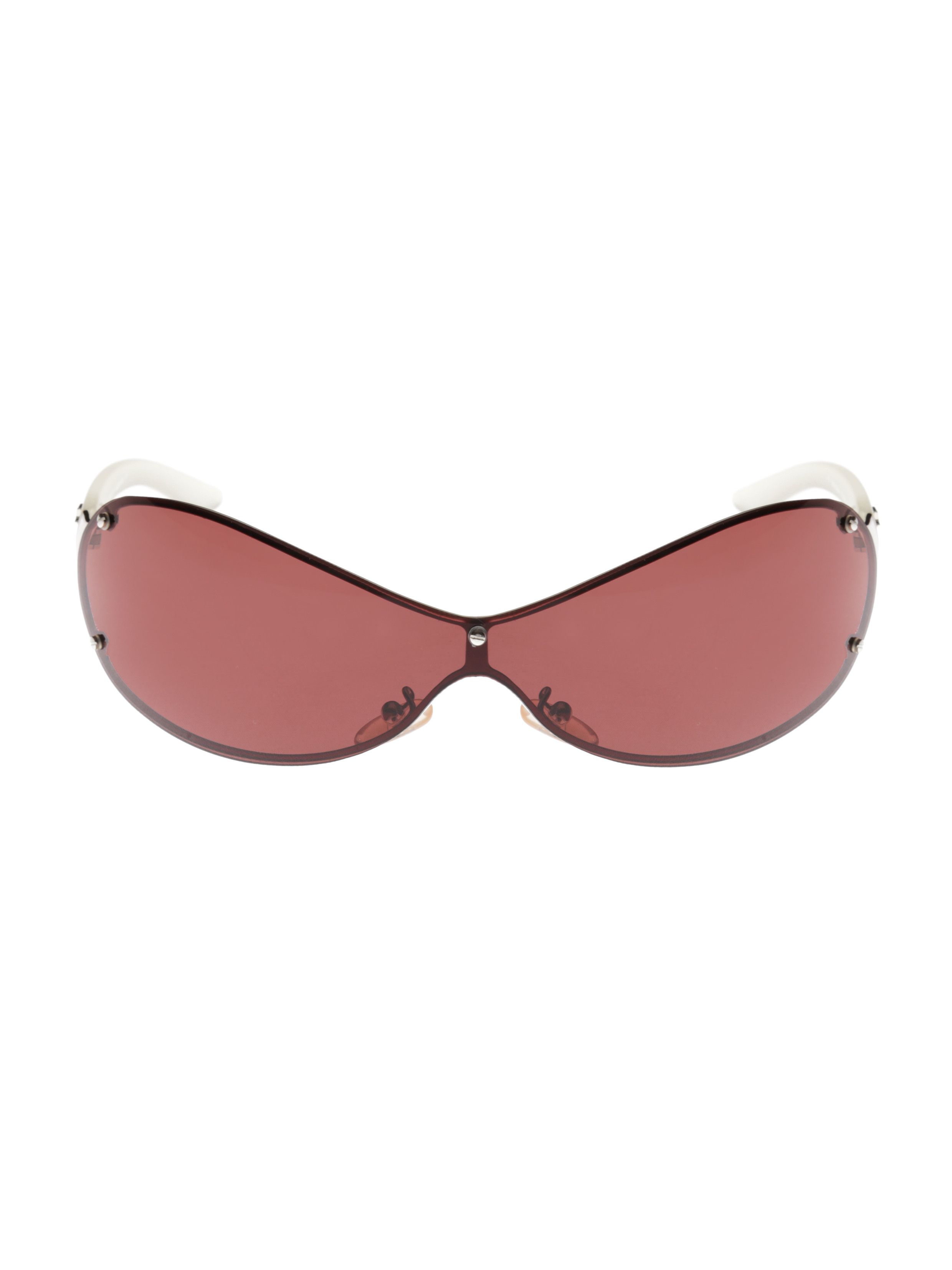 Polo Ralph Lauren × Ralph Lauren Ralph Lauren '90s Rose Wraparound Sunglasses Size ONE SIZE - 1 Thumbnail