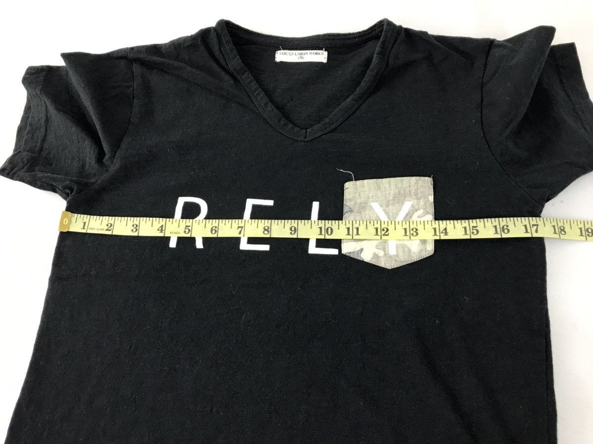 Japanese Brand Louxs Union Work Rely Single Pocket Tee V Neck Design Size S / US 4 / IT 40 - 8 Thumbnail