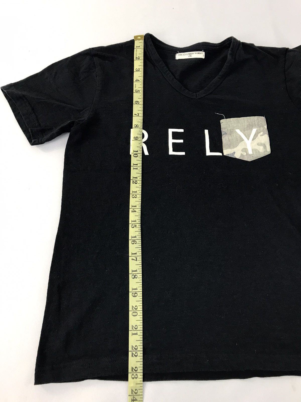 Japanese Brand Louxs Union Work Rely Single Pocket Tee V Neck Design Size S / US 4 / IT 40 - 9 Thumbnail