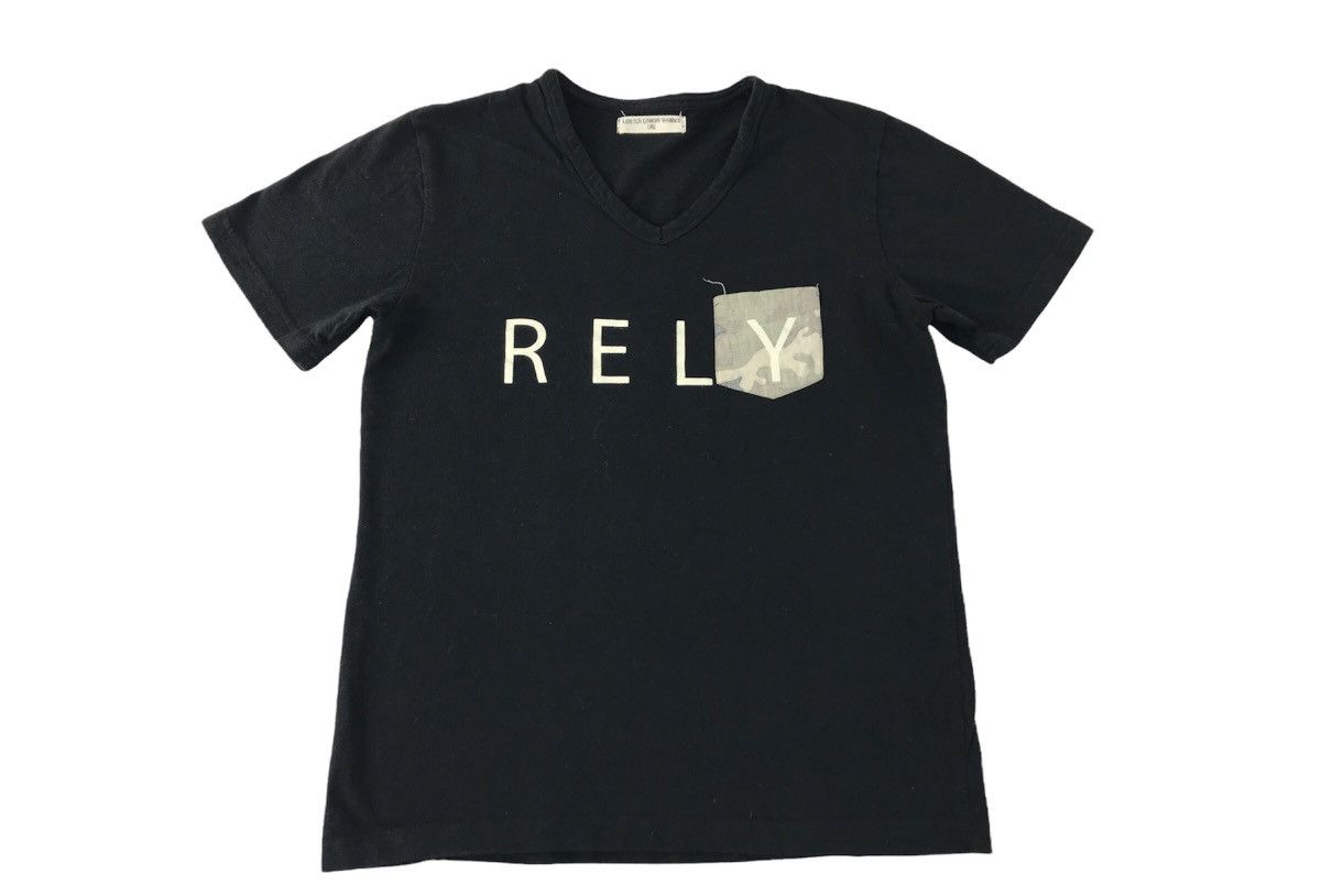 Japanese Brand Louxs Union Work Rely Single Pocket Tee V Neck Design Size S / US 4 / IT 40 - 1 Thumbnail