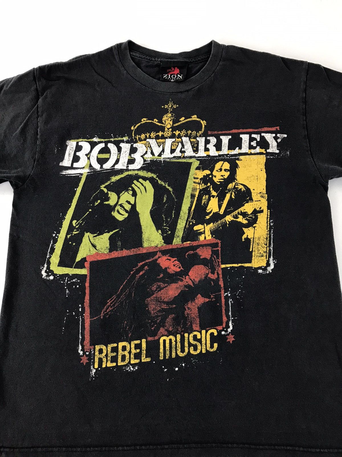 Bob Marley 90s Tees Bob Marley Rasta Reggae Rebel Music Printed Size US M / EU 48-50 / 2 - 2 Thumbnail