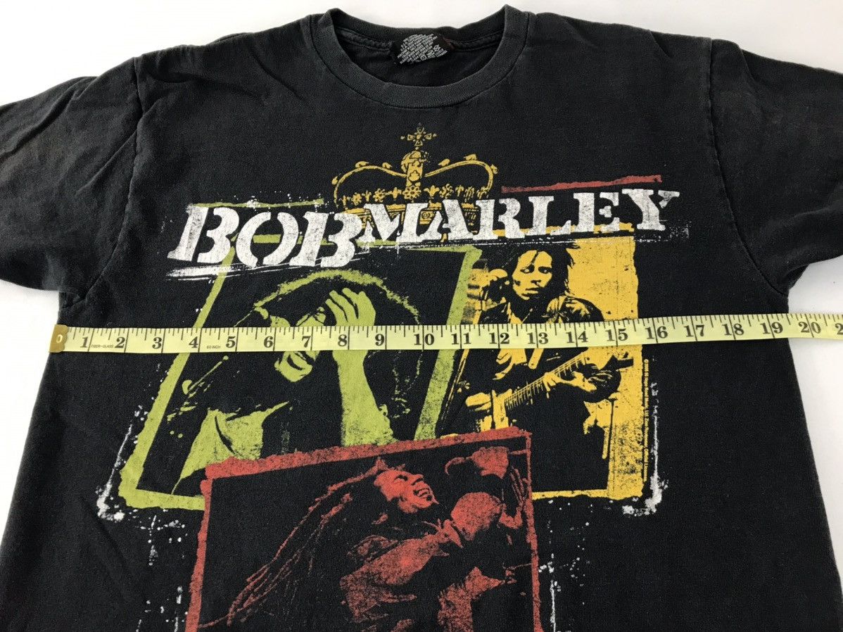 Bob Marley 90s Tees Bob Marley Rasta Reggae Rebel Music Printed Size US M / EU 48-50 / 2 - 6 Thumbnail