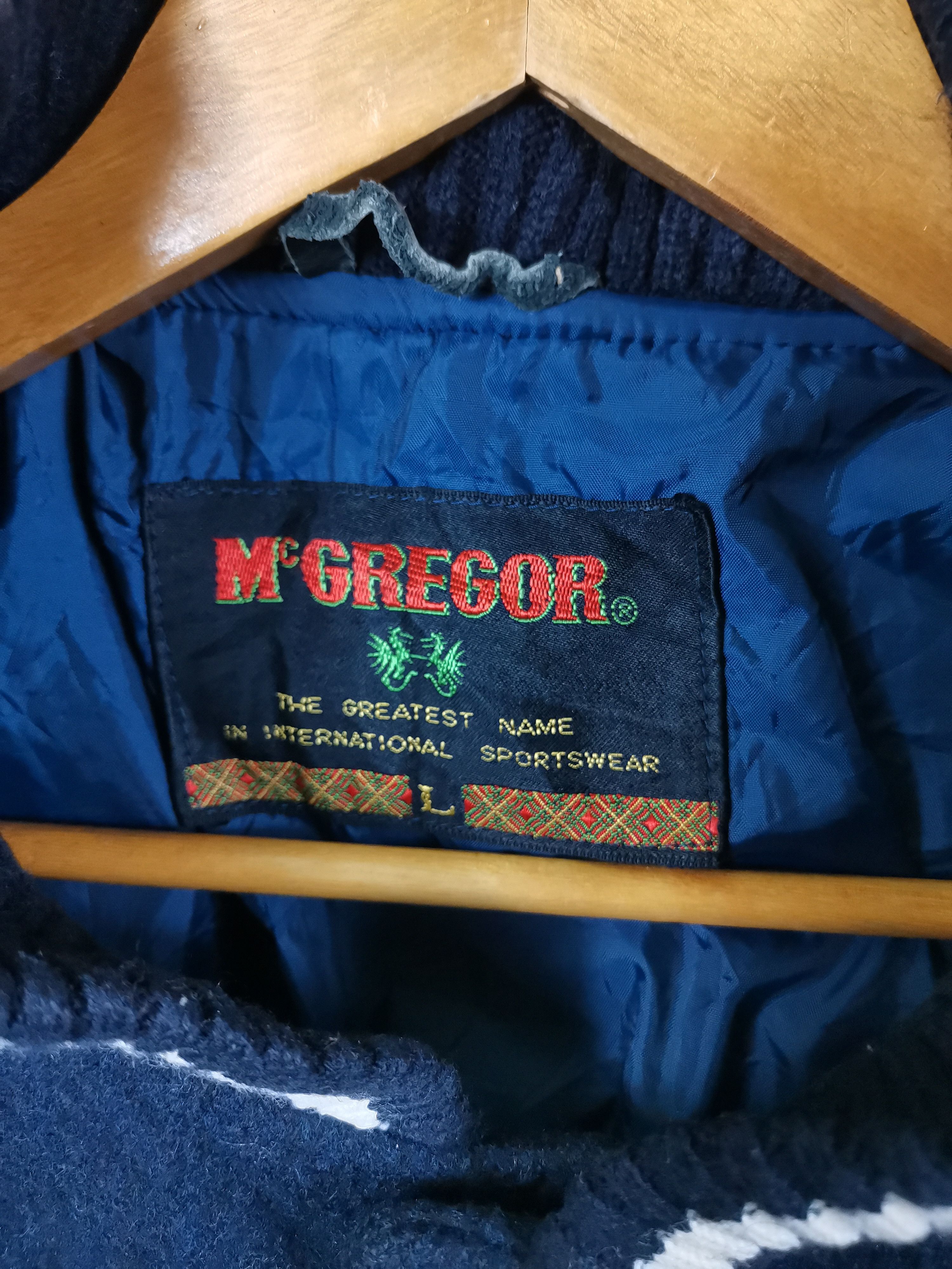 Japanese Brand Vintage Mcgregor Wool Varsity Jacket Size US L / EU 52-54 / 3 - 6 Thumbnail