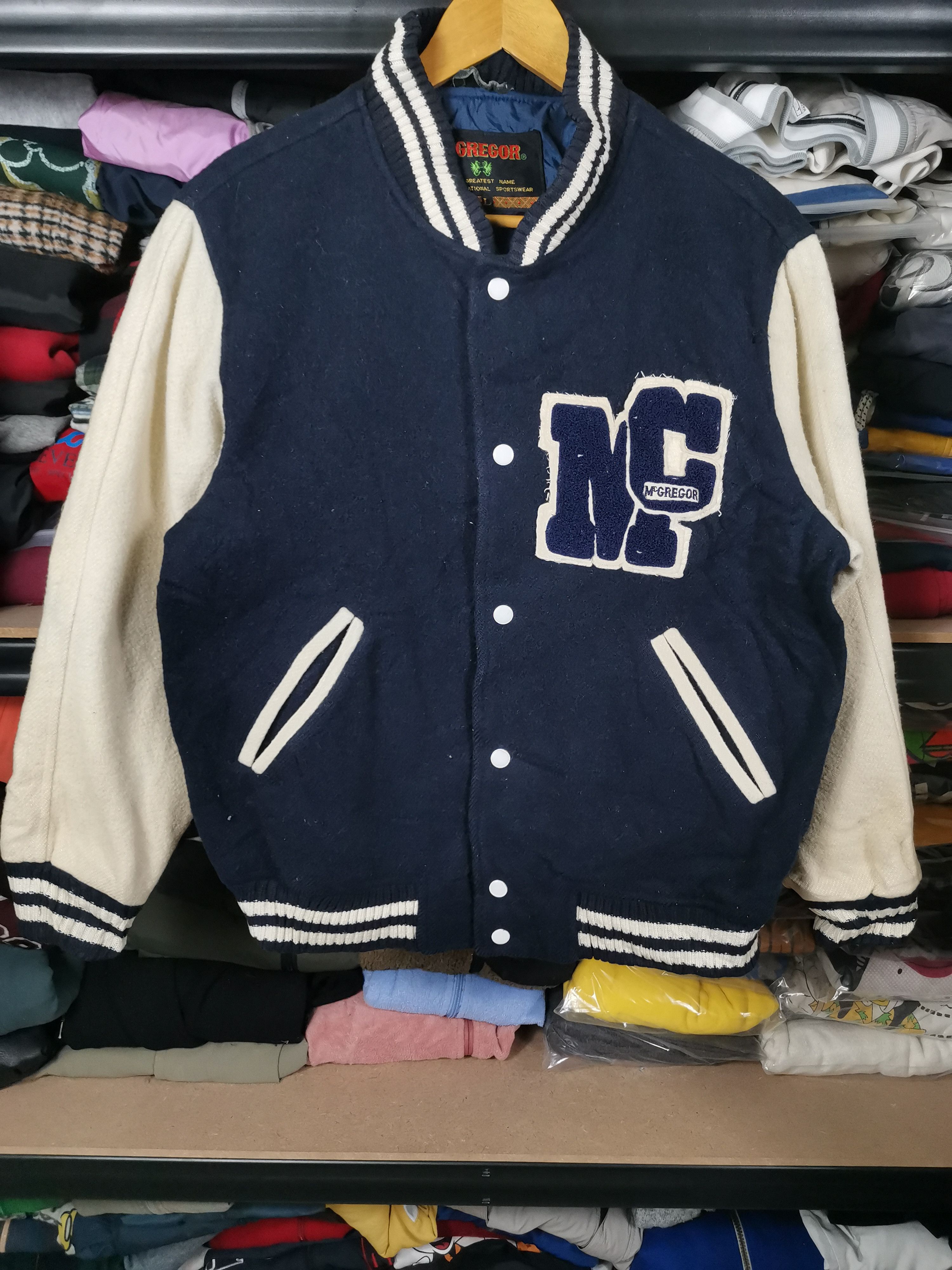 McGregor × Vintage 🔥 VINTAGE 80s MCGREGOR WOOL BOMBER