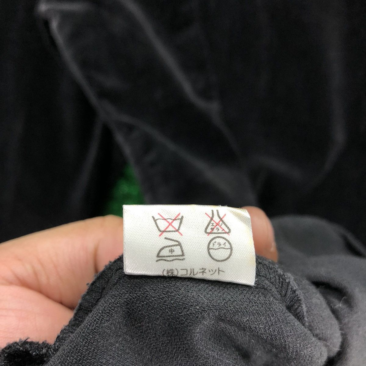 Japanese Brand Vintage 80's Coat Jacket Velvet Double Breasted by Garaus Size XS / US 0-2 / IT 36-38 - 11 Thumbnail