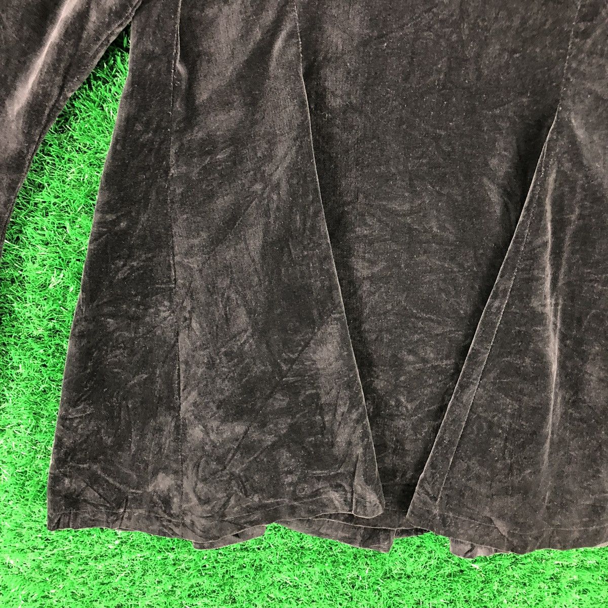 Japanese Brand Vintage 80's Coat Jacket Velvet Double Breasted by Garaus Size XS / US 0-2 / IT 36-38 - 9 Thumbnail