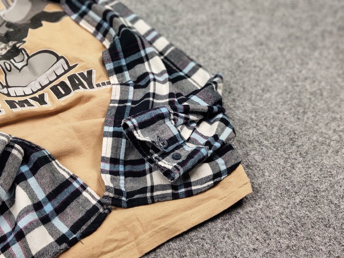 Flannel Vintage Flannel Shirt Checkered Travis Scott Style Size US XL / EU 56 / 4 - 10 Thumbnail