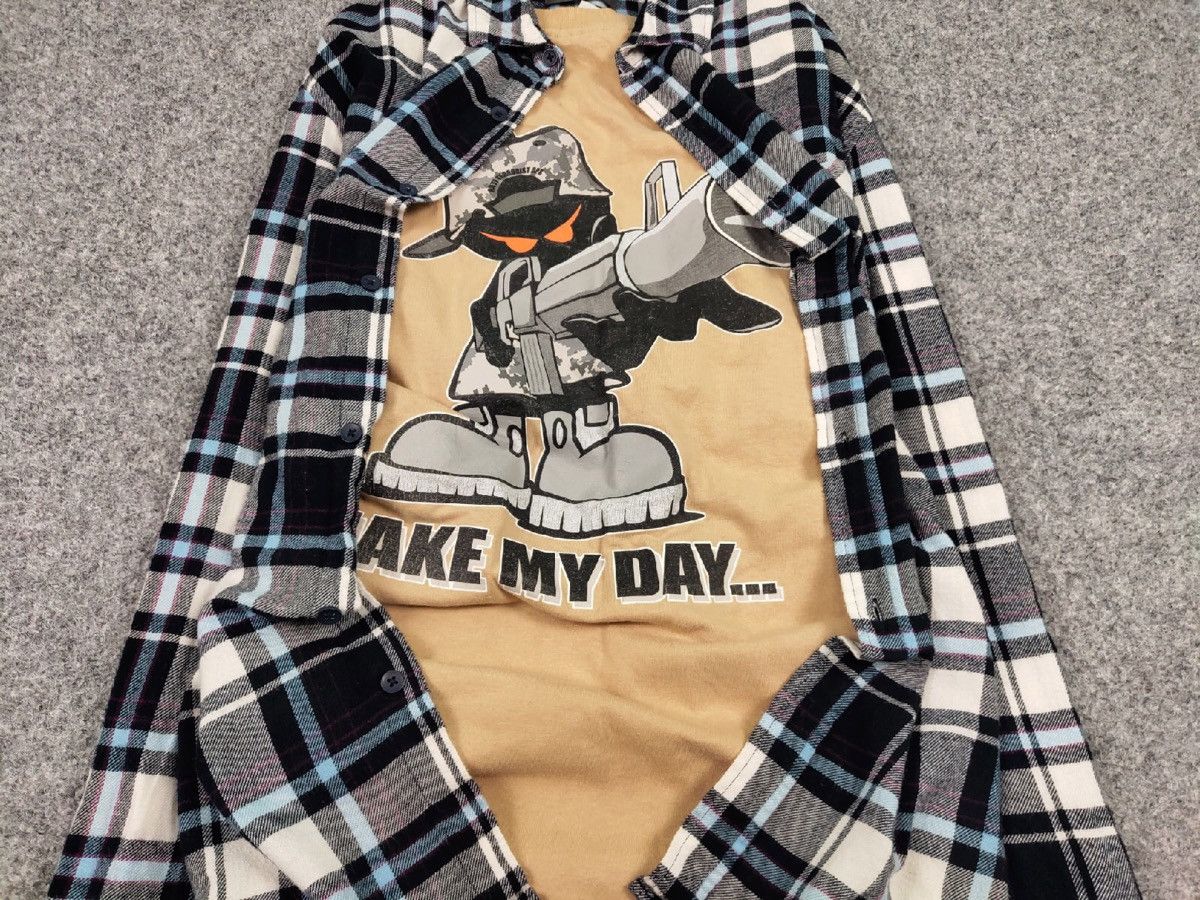 Flannel Vintage Flannel Shirt Checkered Travis Scott Style Size US XL / EU 56 / 4 - 6 Thumbnail