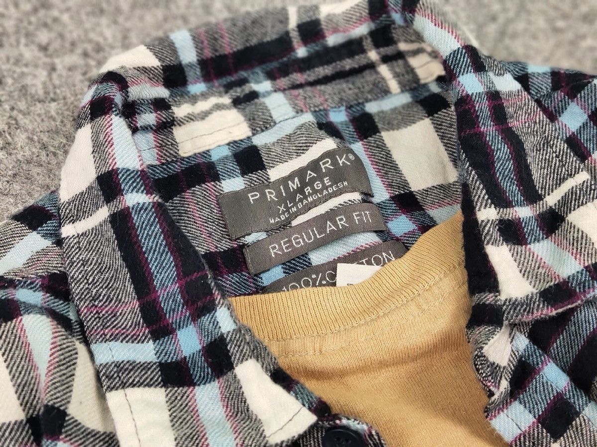 Flannel Vintage Flannel Shirt Checkered Travis Scott Style Size US XL / EU 56 / 4 - 12 Thumbnail