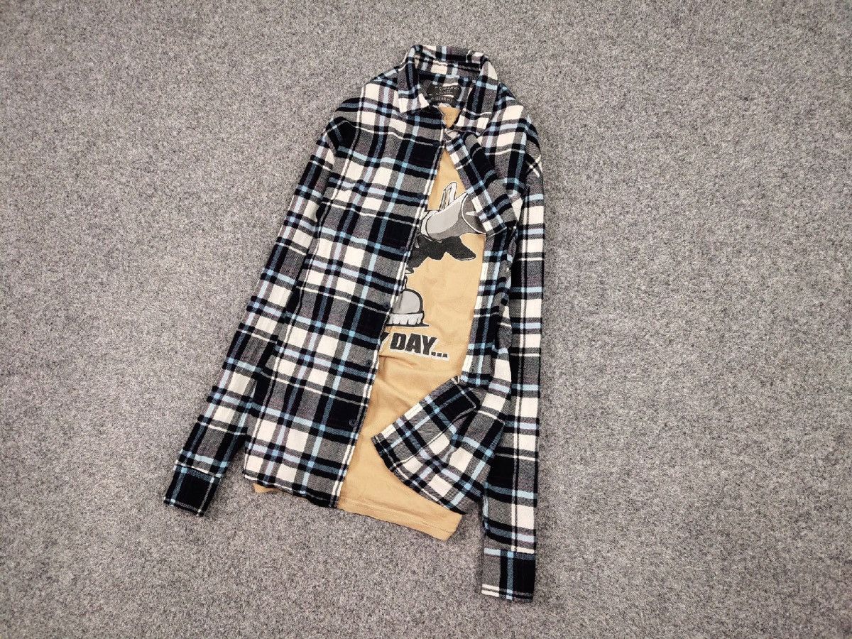 Flannel Vintage Flannel Shirt Checkered Travis Scott Style Size US XL / EU 56 / 4 - 7 Thumbnail