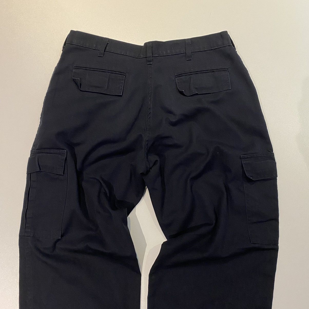 Vintage Baggy Y2K Dark Blue Cargo Pants | Grailed