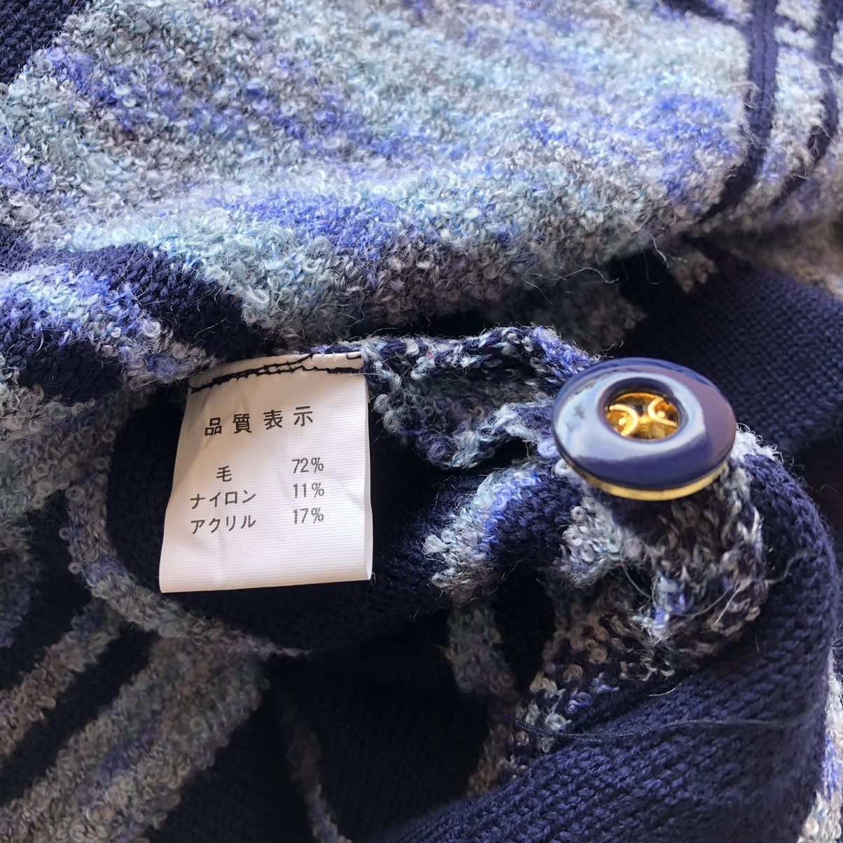 Japanese Brand Vintage 80's Knit Cardigan Women Jacket by Quiches Size M / US 6-8 / IT 42-44 - 15 Thumbnail