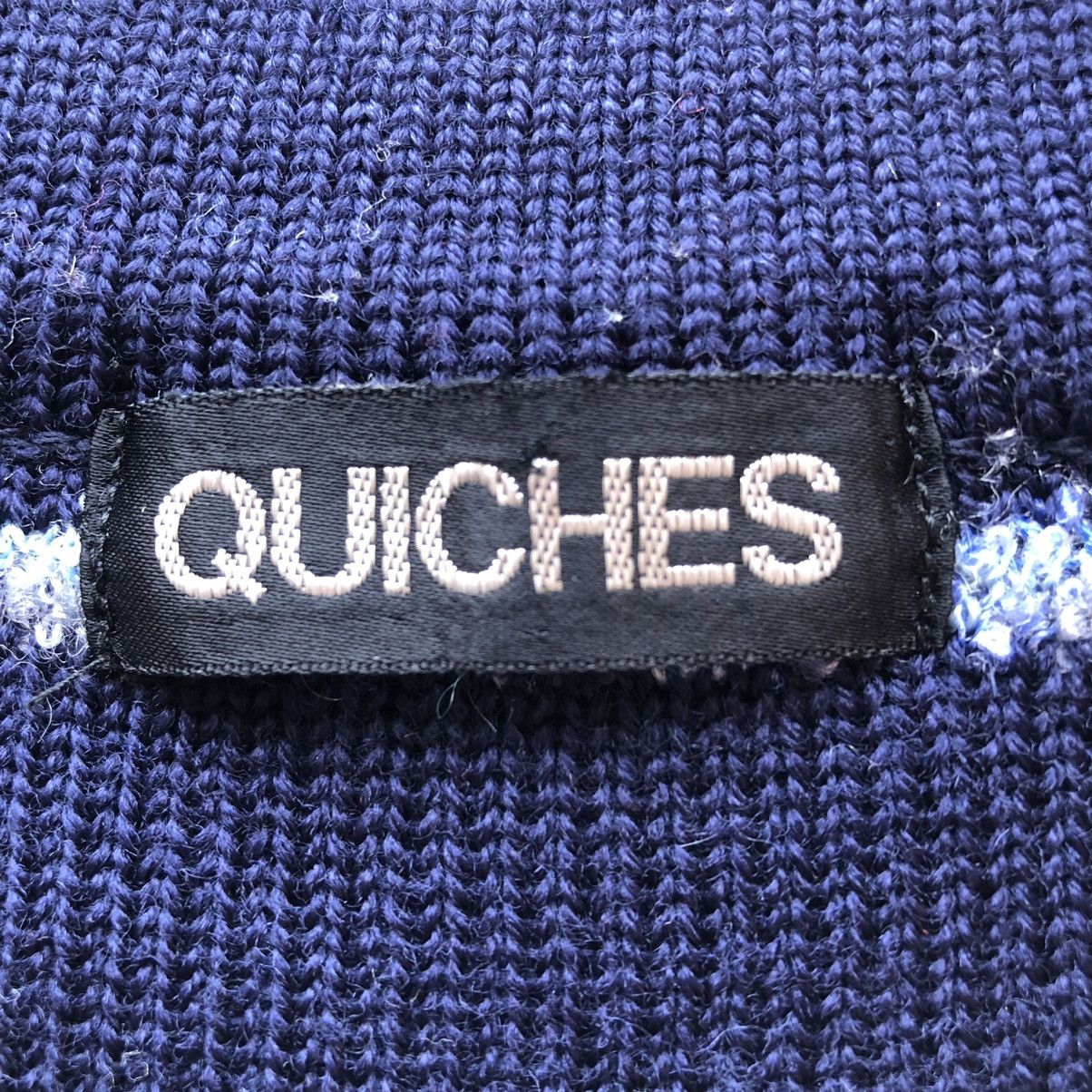 Japanese Brand Vintage 80's Knit Cardigan Women Jacket by Quiches Size M / US 6-8 / IT 42-44 - 14 Thumbnail