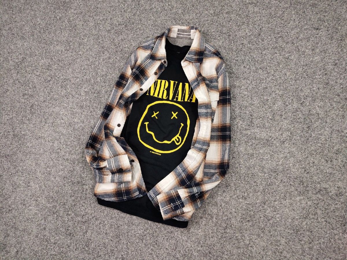 Flannel Vintage Flannel Shirt Travis Scott Style Size US S / EU 44-46 / 1 - 9 Thumbnail