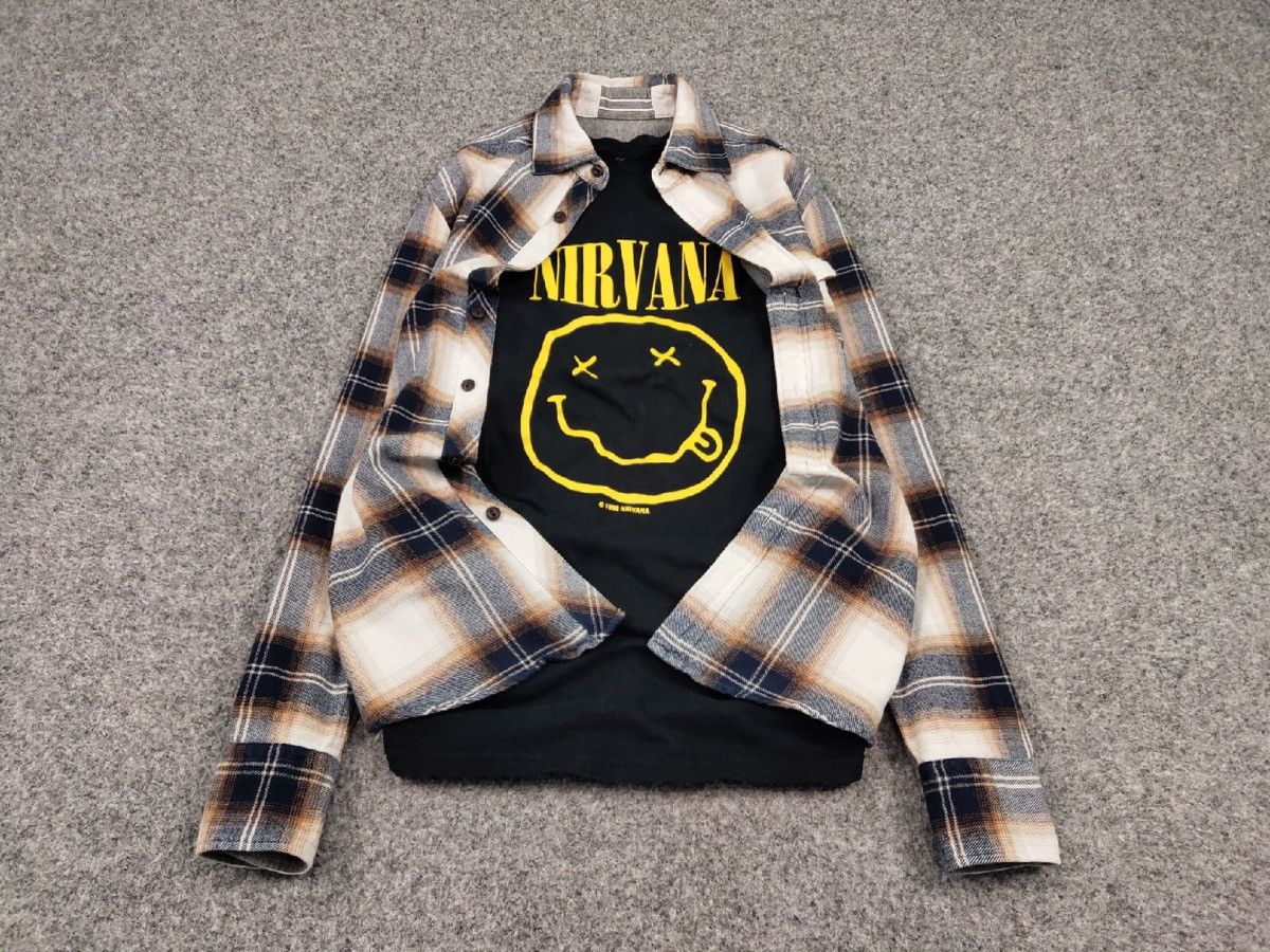 Flannel Vintage Flannel Shirt Travis Scott Style Size US S / EU 44-46 / 1 - 2 Thumbnail
