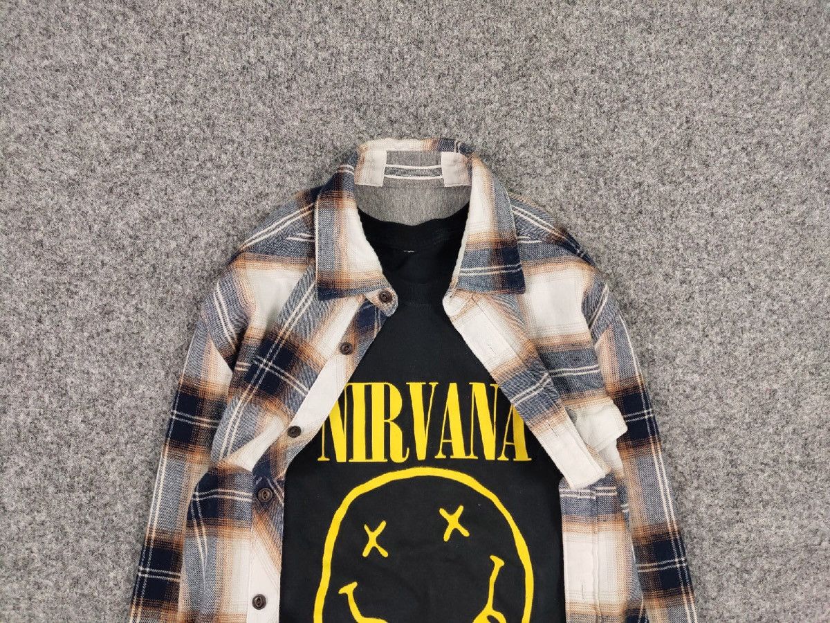 Flannel Vintage Flannel Shirt Travis Scott Style Size US S / EU 44-46 / 1 - 4 Thumbnail