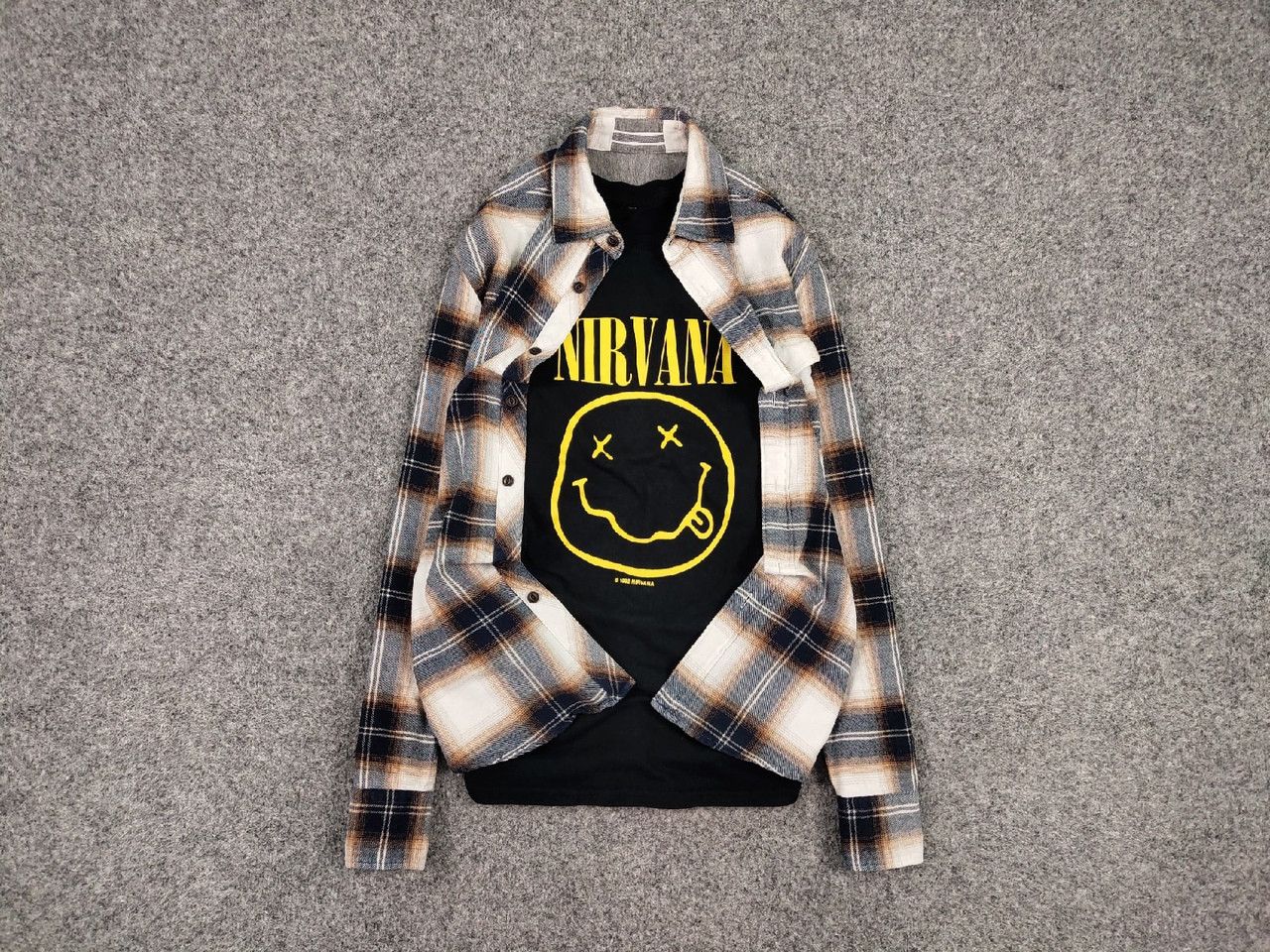 Flannel Vintage Flannel Shirt Travis Scott Style Size US S / EU 44-46 / 1 - 1 Thumbnail