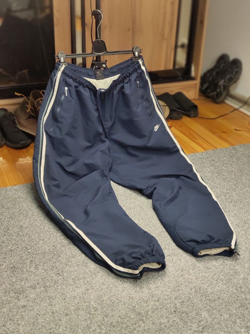 Nike Nike Track Vintage Pants Swoosh Y2K Drill Joggers Rare Size US 34 / EU 50 - 18 Thumbnail