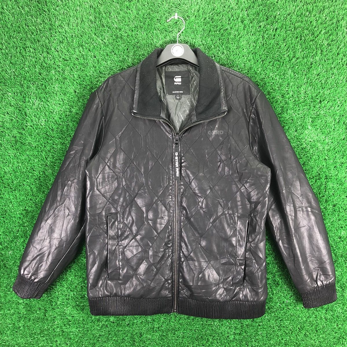 G-Star G Star Raw PU Leather Zipper Jacket Size US L / EU 52-54 / 3 - 1 Thumbnail