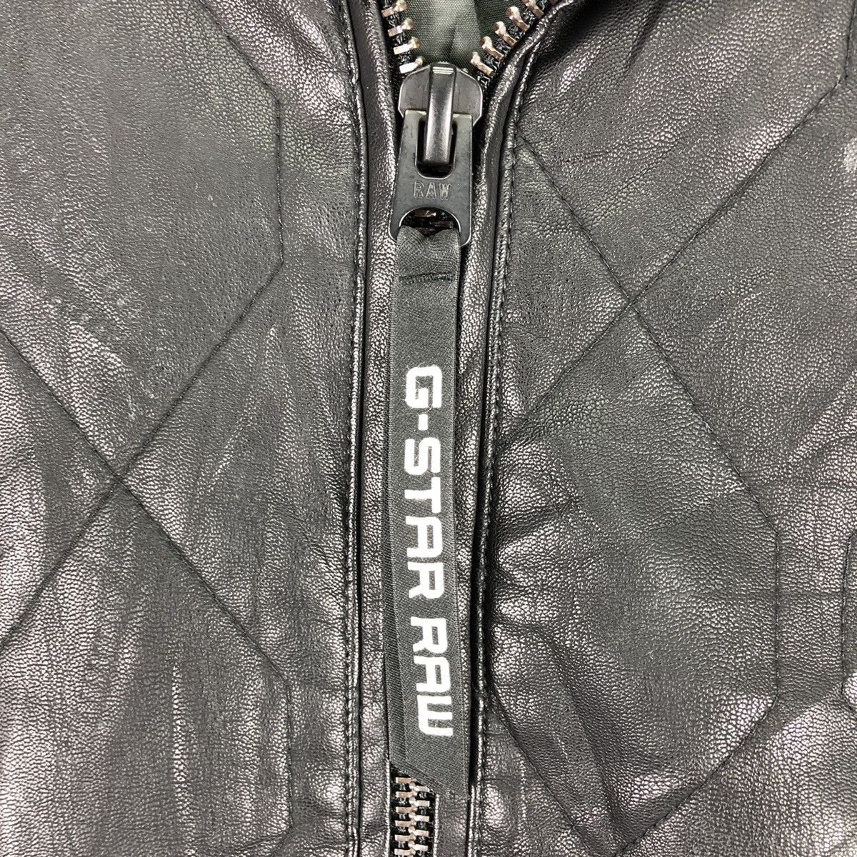 G-Star G Star Raw PU Leather Zipper Jacket Size US L / EU 52-54 / 3 - 10 Thumbnail