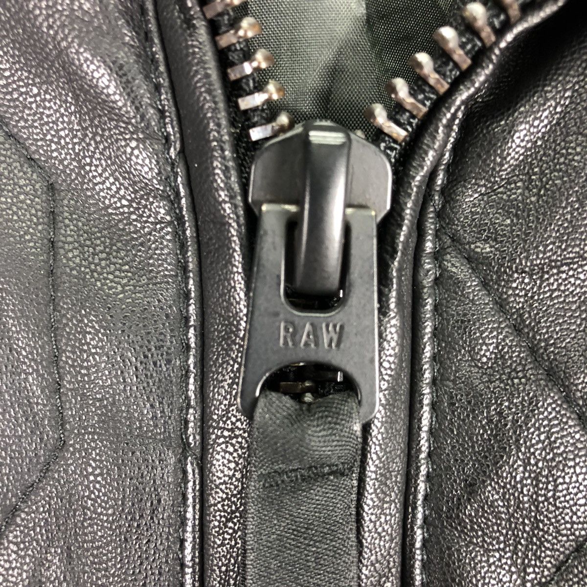 G-Star G Star Raw PU Leather Zipper Jacket Size US L / EU 52-54 / 3 - 11 Thumbnail