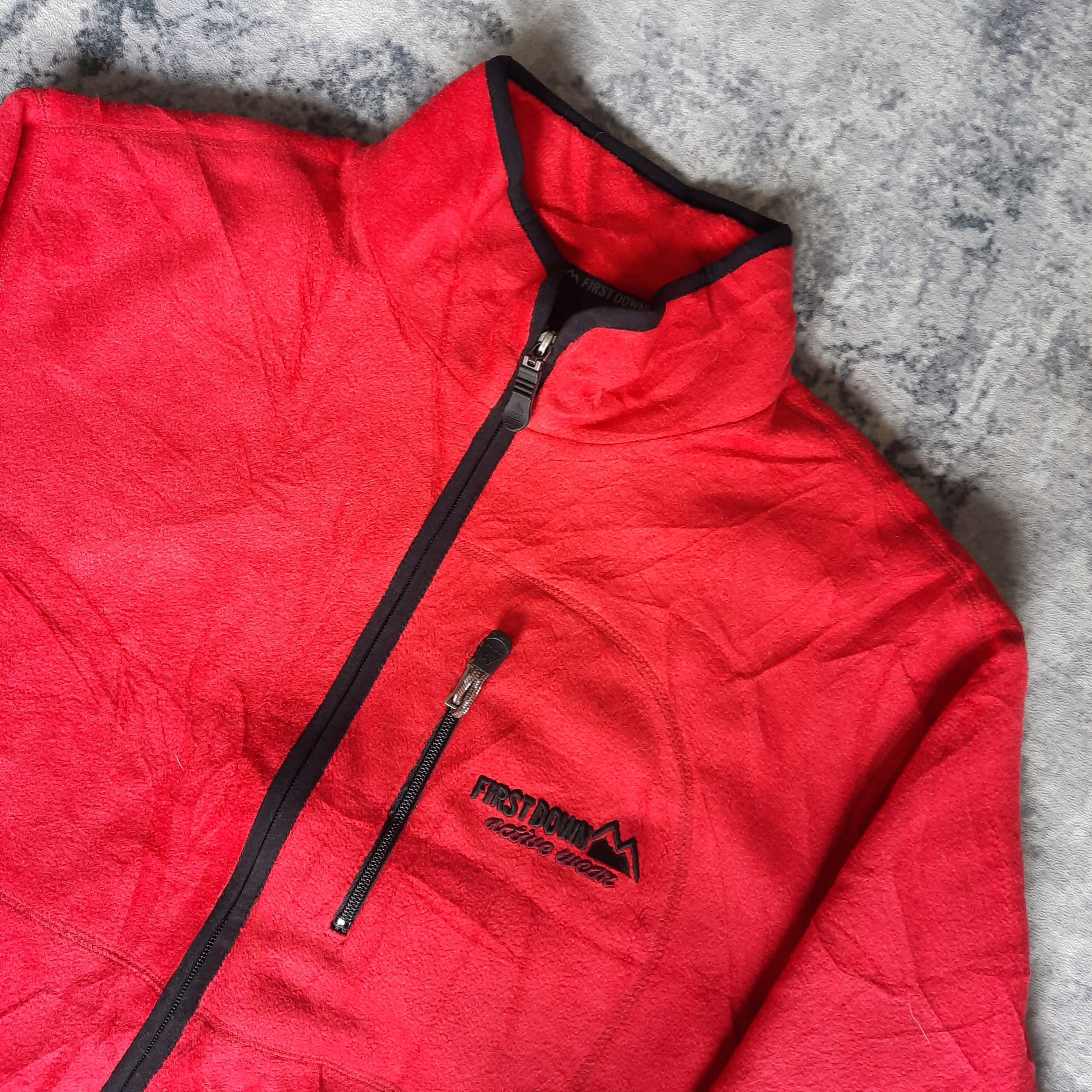 Japanese Brand 🔥Vintage first down active wear fleece jacket Size US M / EU 48-50 / 2 - 2 Thumbnail