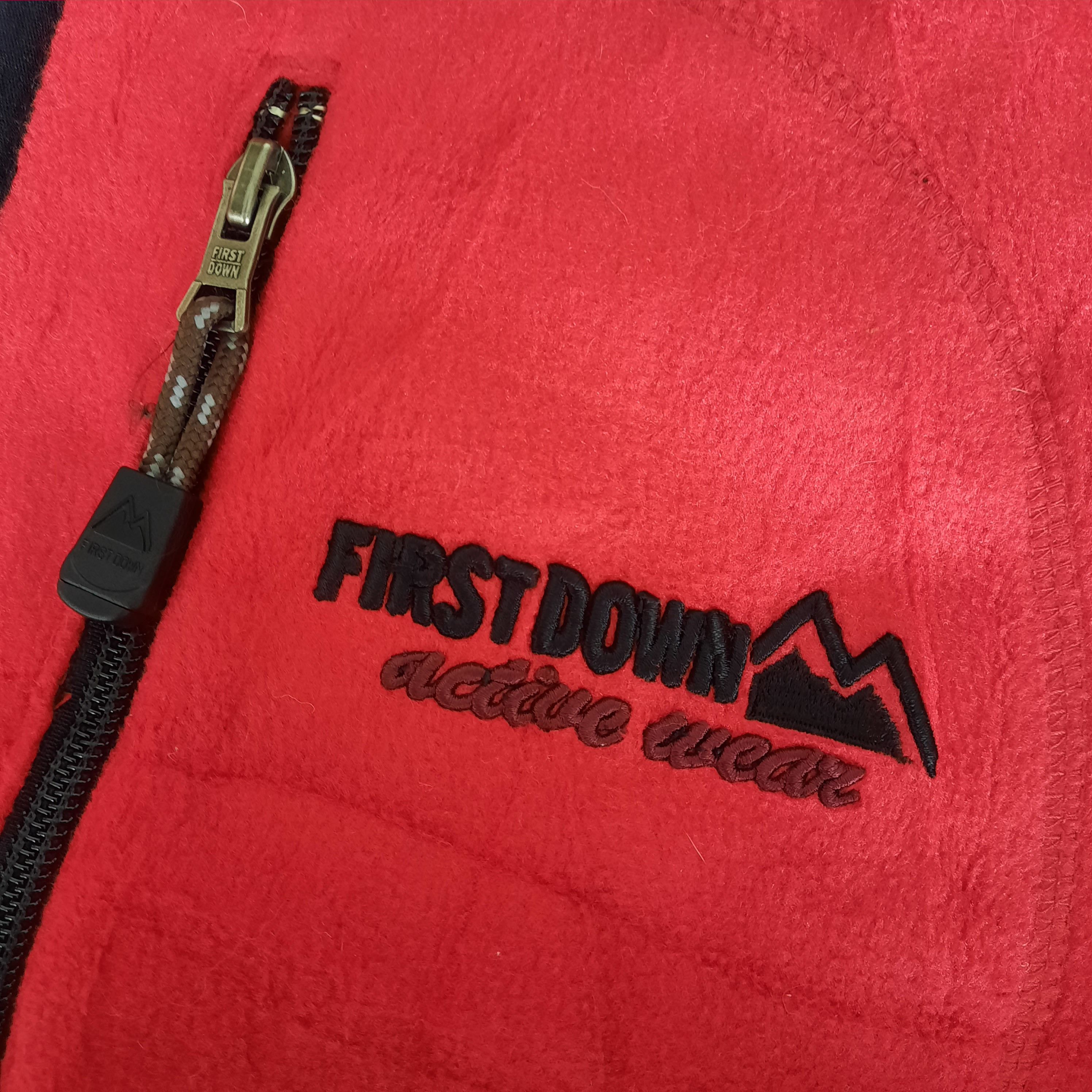 Japanese Brand 🔥Vintage first down active wear fleece jacket Size US M / EU 48-50 / 2 - 3 Thumbnail