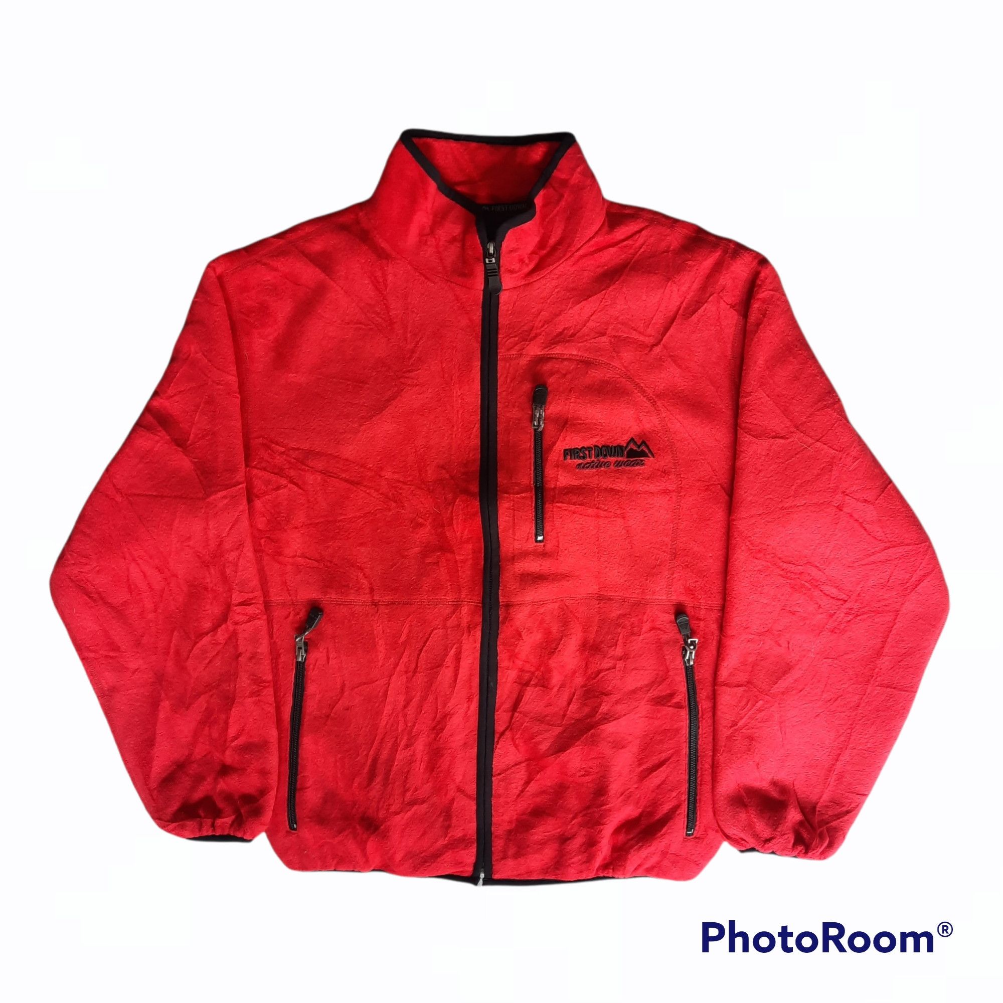 Japanese Brand 🔥Vintage first down active wear fleece jacket Size US M / EU 48-50 / 2 - 1 Thumbnail