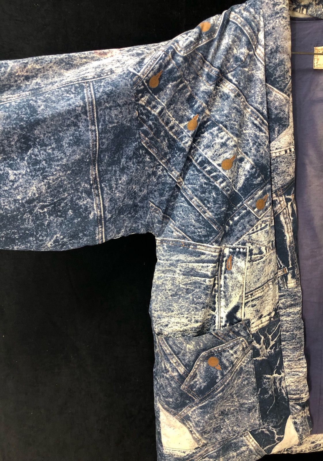 Indigo × Japanese Brand Vintage Full Print Spirit Full Print Thick Kimono Size US L / EU 52-54 / 3 - 5 Thumbnail