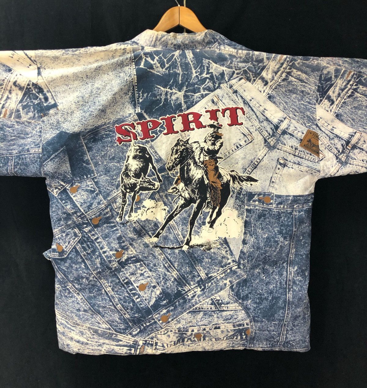 Indigo × Japanese Brand Vintage Full Print Spirit Full Print Thick Kimono Size US L / EU 52-54 / 3 - 1 Thumbnail
