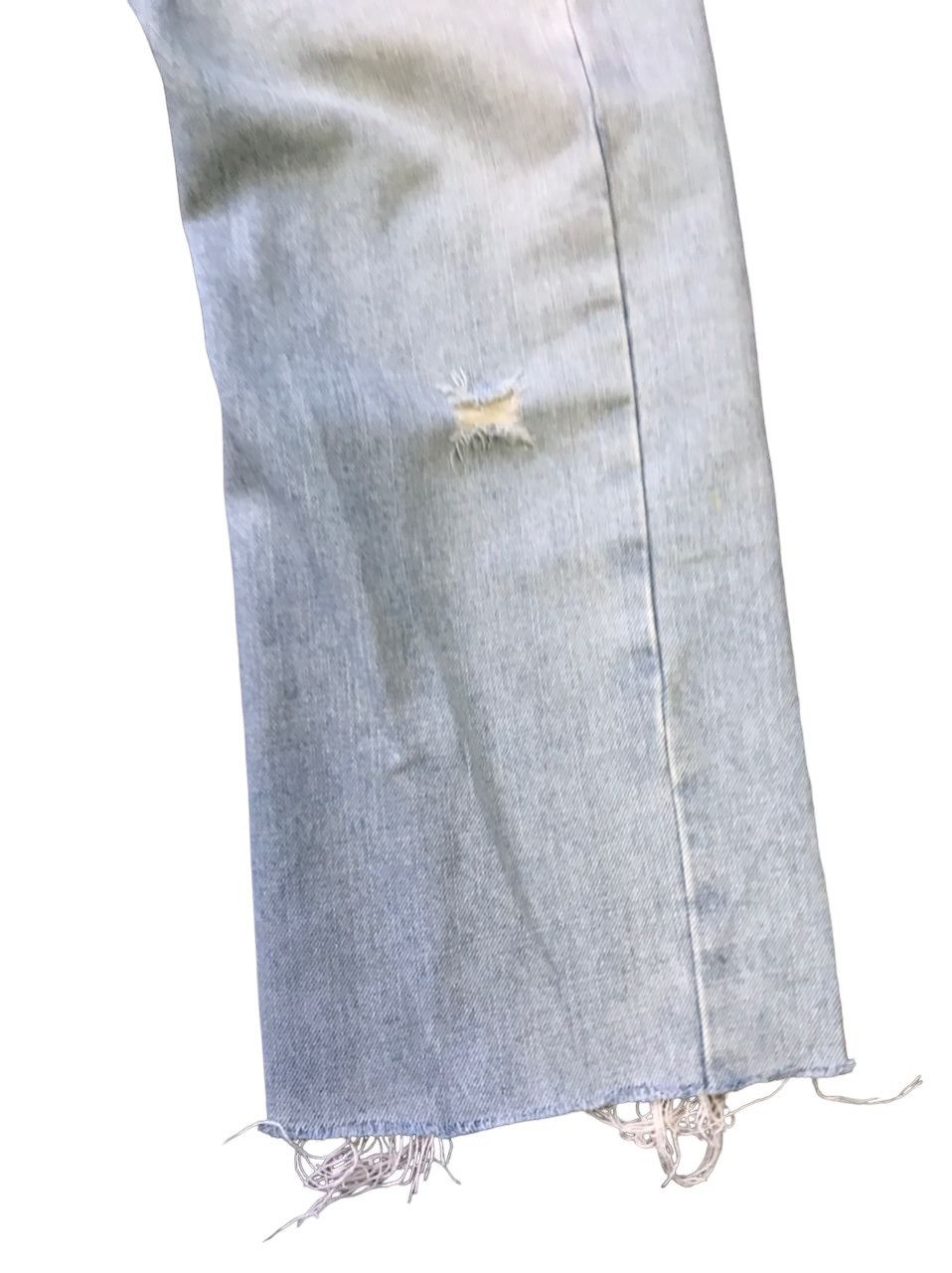Japanese Brand Guell Mustard Distresed Denim Size US 33 - 2 Thumbnail