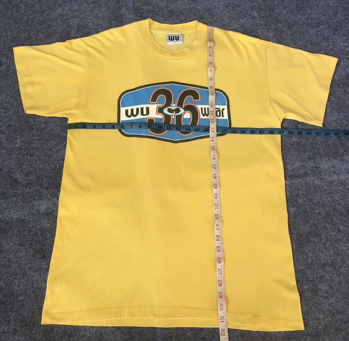 Wu-Tang Clan RAREST‼️Vintage’90s Rapper🔥Wu-tang Clan🔥Big Logo Tshirt Size US XL / EU 56 / 4 - 11 Thumbnail