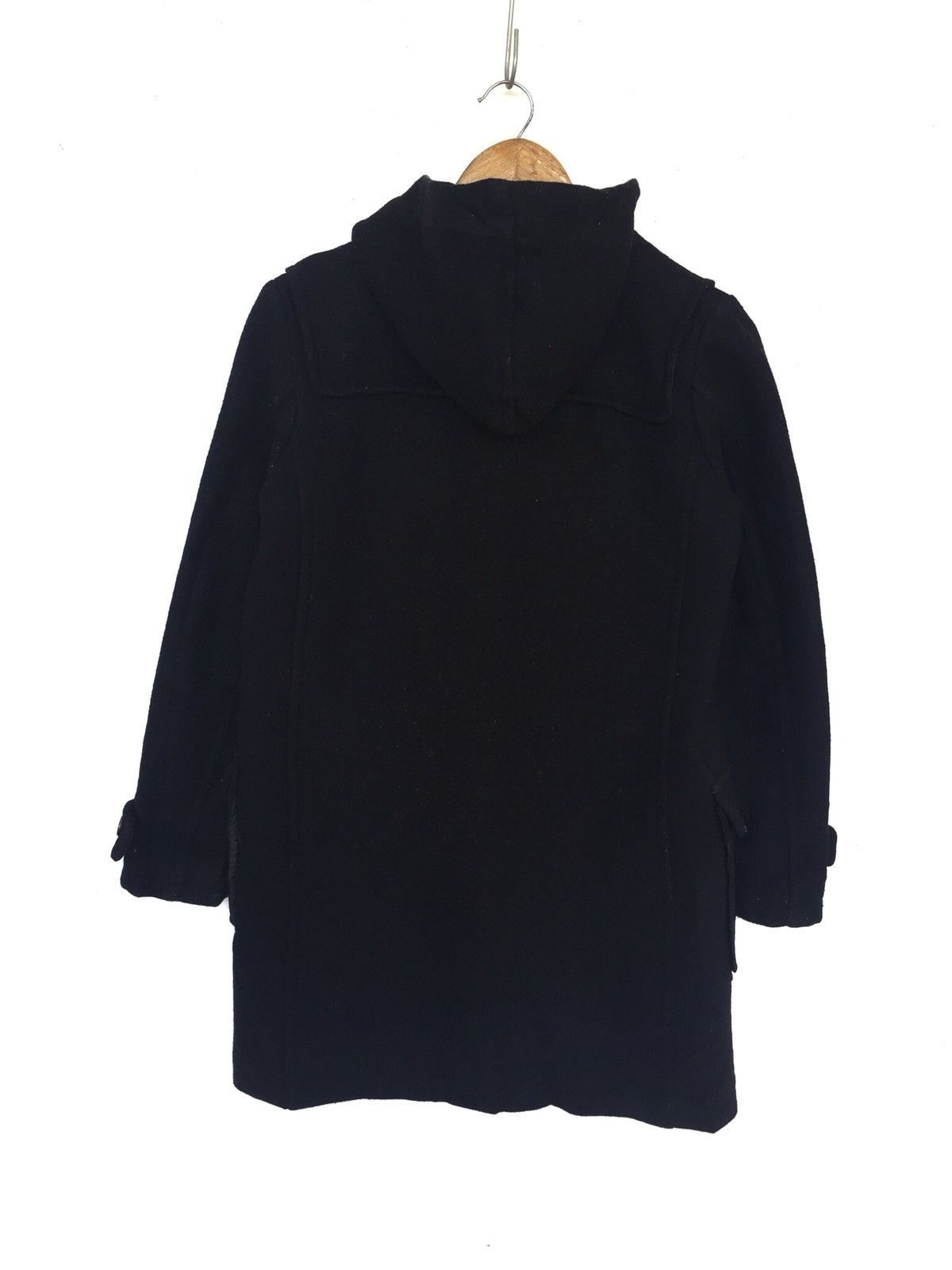 Ben Davis OG Ben Davies Black Thick Wool Duffle Coat Warm Winter Size US M / EU 48-50 / 2 - 2 Thumbnail
