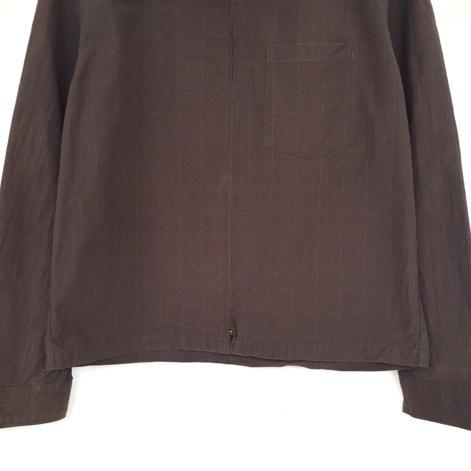 SHIPS Ships 🇯🇵 Made Checked Plaid Wool Zipper Blouson Jacket Size US S / EU 44-46 / 1 - 4 Thumbnail