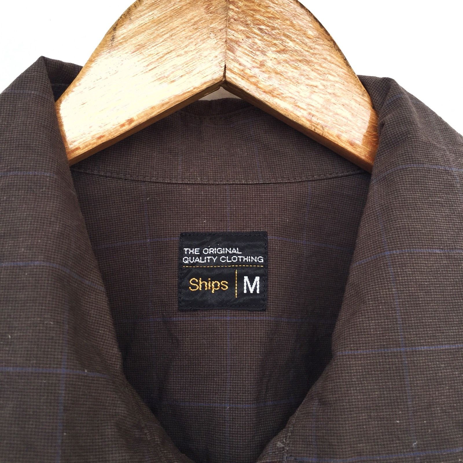 SHIPS Ships 🇯🇵 Made Checked Plaid Wool Zipper Blouson Jacket Size US S / EU 44-46 / 1 - 7 Thumbnail