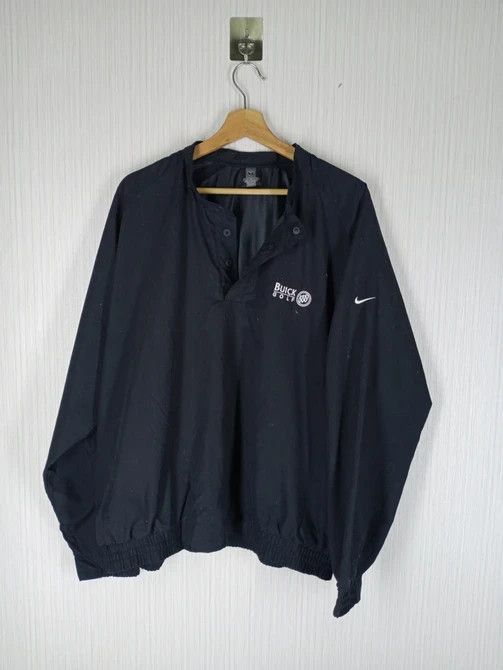 Nike × Vintage VINTAGE NIKE GOLF SMALL LOGO HALF BUTTON LIGHT JACKET Size US XL / EU 56 / 4 - 2 Thumbnail