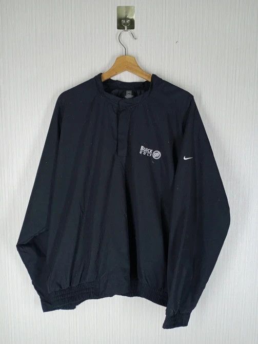 Nike × Vintage VINTAGE NIKE GOLF SMALL LOGO HALF BUTTON LIGHT JACKET Size US XL / EU 56 / 4 - 3 Thumbnail