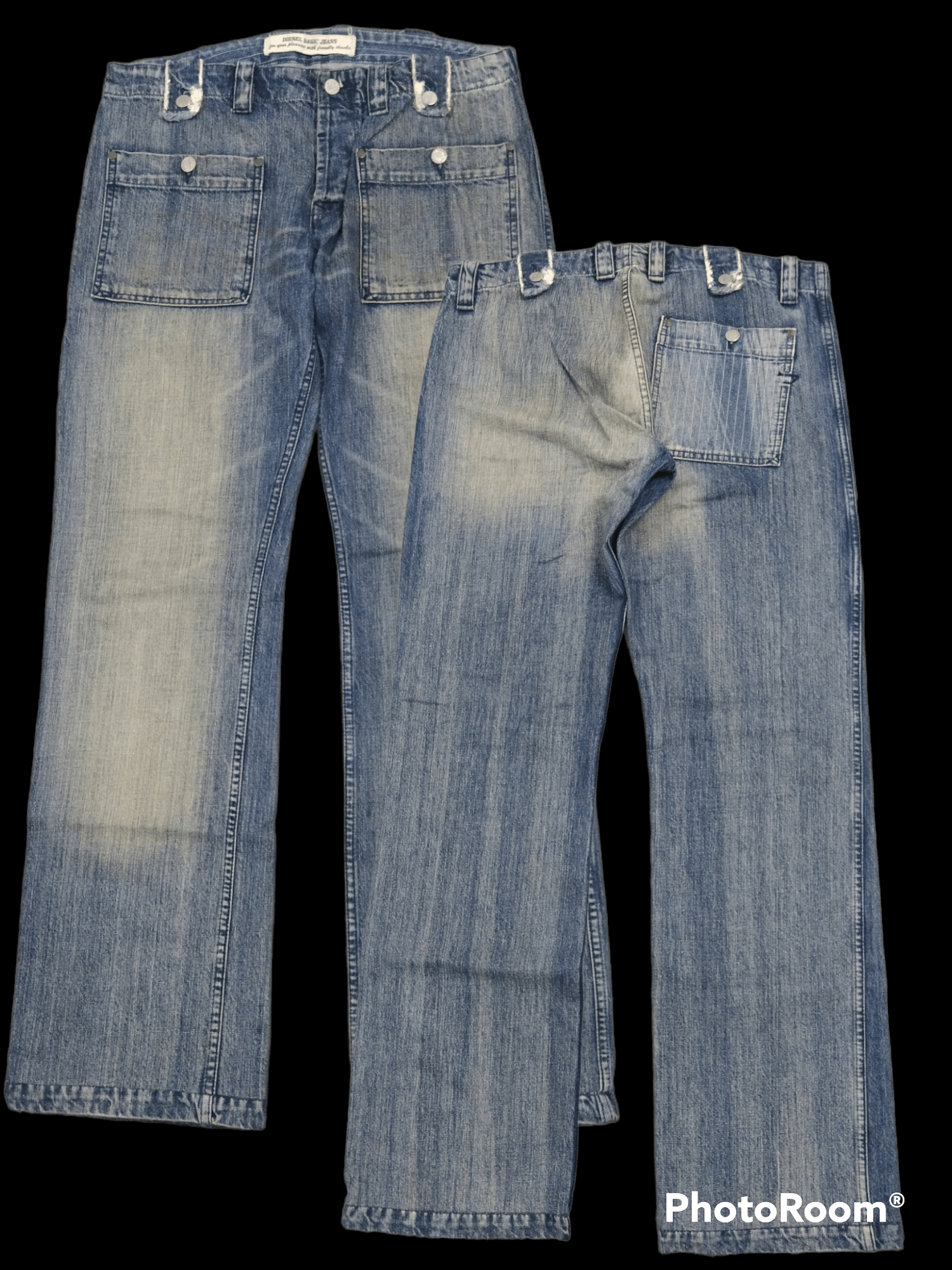 Diesel SICK DIESEL BUSHPANTS DENIM PANTS Size US 34 / EU 50 - 1 Thumbnail