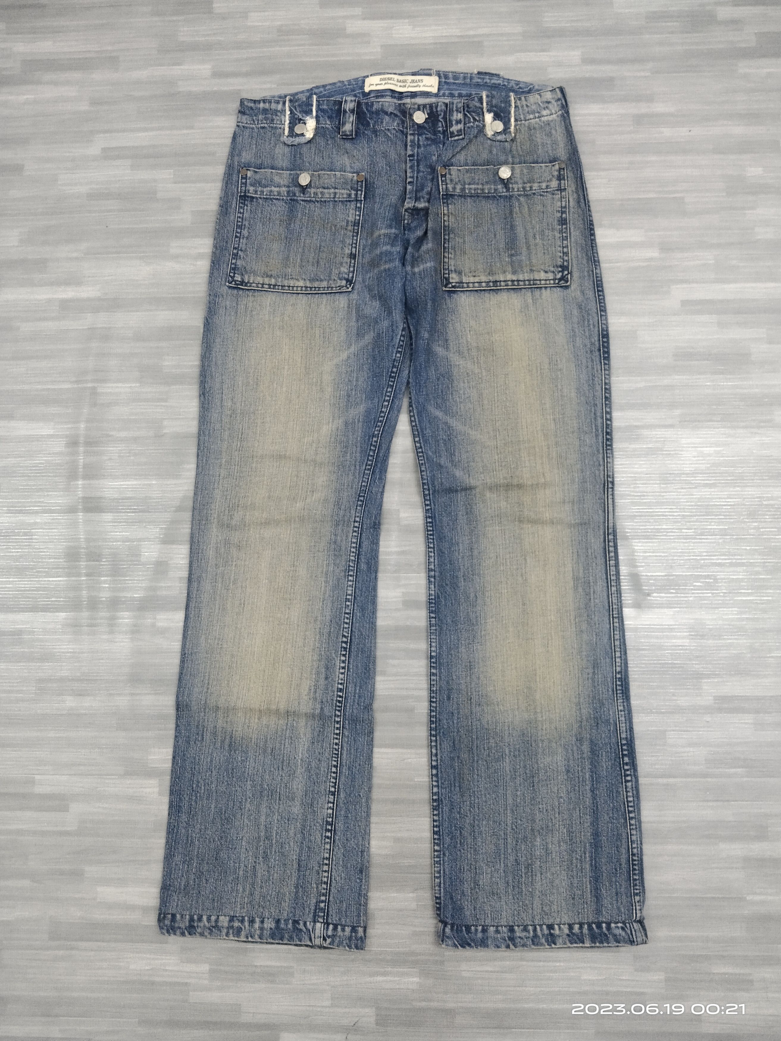 Diesel SICK DIESEL BUSHPANTS DENIM PANTS Size US 34 / EU 50 - 2 Thumbnail